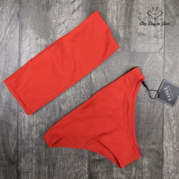 Zaful Other - Zaful Bandeau Bikini Swimsuit